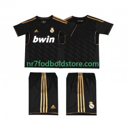 Real Madrid Trøje 2012 Retro Børn Udebane Fodboldsæt 2011 Kortærmet