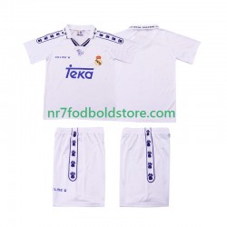 Real Madrid Trøje 1996 Retro Børn Hjemmebane Fodboldsæt 1994 Kortærmet