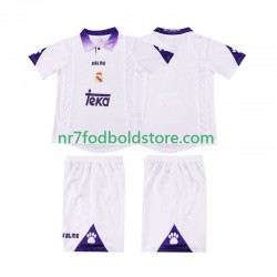 Real Madrid Trøje 1997 Retro Børn Hjemmebane Fodboldsæt 1998 Kortærmet