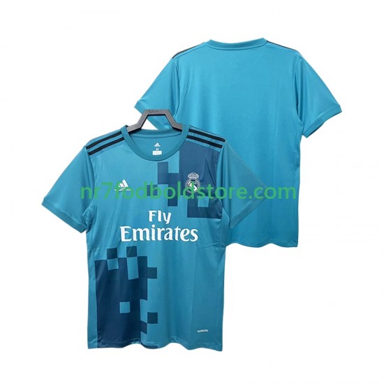 Real Madrid Trøje 2017 2018 Retro Mænd 3. Valg Fodboldsæt Kortærmet