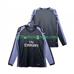 Real Madrid Trøje 2016 2017 Retro Mænd 3. Valg Fodboldsæt Langærmet