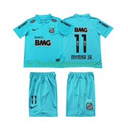 Trøje Santos Neymar JR 11 -2012 Retro Børn 3. Valg Fodboldsæt 2011 Kortærmet
