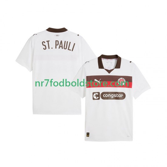 Trøje St. Pauli Mænd Udebane Fodboldsæt 2025-2026 Kortærmet