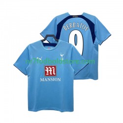 Tottenham Hotspur Trøje BERBATOV 9 2007 Retro Mænd Udebane Fodboldsæt 2006 Kortærmet