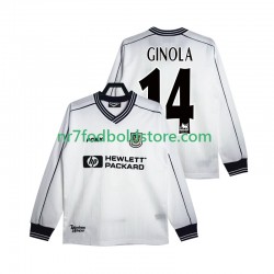 Tottenham Hotspur Trøje GINOLA 14 1997 Retro Mænd Hjemmebane Fodboldsæt 1999 Langærmet