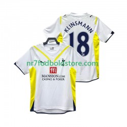 Tottenham Hotspur Trøje KLINSMANN 18 2009 Retro Mænd Hjemmebane Fodboldsæt 2010 Kortærmet
