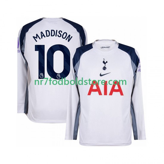 Tottenham Hotspur Trøje Maddison 10 Mænd Hjemmebane Fodboldsæt 2025-2026 Langærmet