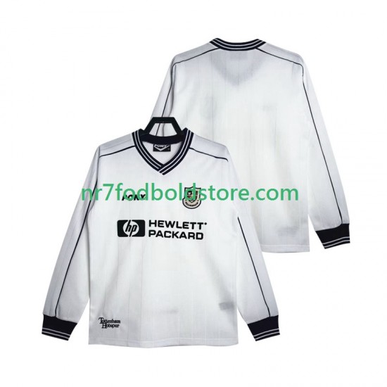 Tottenham Hotspur Trøje 1997 Retro Mænd Hjemmebane Fodboldsæt 1999 Langærmet