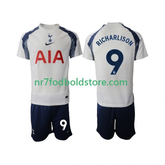 Tottenham Hotspur Trøje Richarlison 9 Børn Hjemmebane Fodboldsæt 2025-2026 Kortærmet