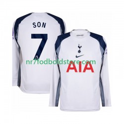 Tottenham Hotspur Trøje Son Heung-Min 7 Mænd Hjemmebane Fodboldsæt 2025-2026 Langærmet