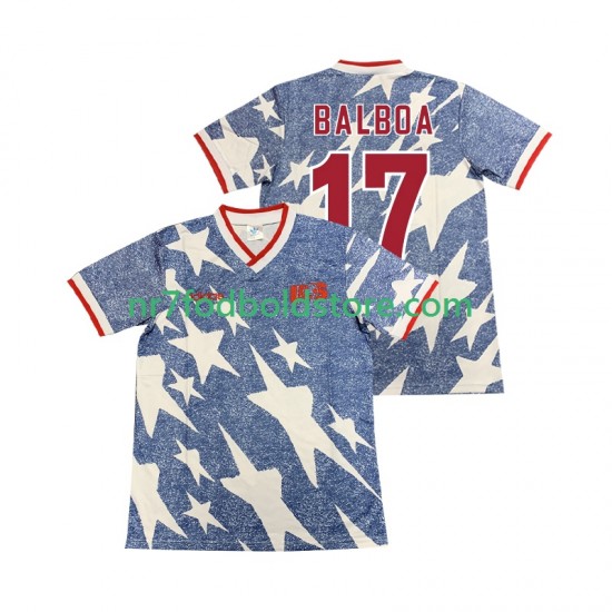 USA Trøje BALBOA 17 Retro Mænd Udebane Fodboldsæt 1994 Kortærmet