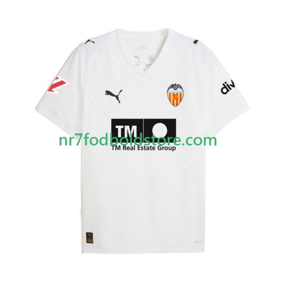 Valencia CF Trøje Mænd Hjemmebane Fodboldsæt 2025-2026 Kortærmet
