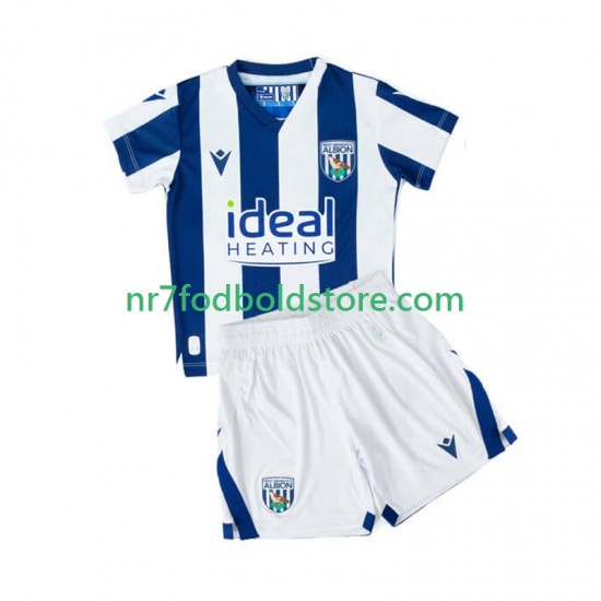 West Bromwich Albion Trøje Børn Hjemmebane Fodboldsæt 2025-2026 Kortærmet