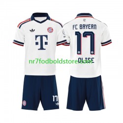 FC Bayern München Trøje Michael Olise 17 Børn Udebane Fodboldsæt 2026-2027 Kortærmet