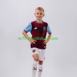 West Ham United Trøje Børn Hjemmebane Fodboldsæt 2026-2027 Kortærmet