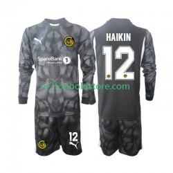 FK Bodø/Glimt  Trøje Nikita Haikin 12 Målmand Børn Hjemmebane Fodboldsæt 2025 Langærmet