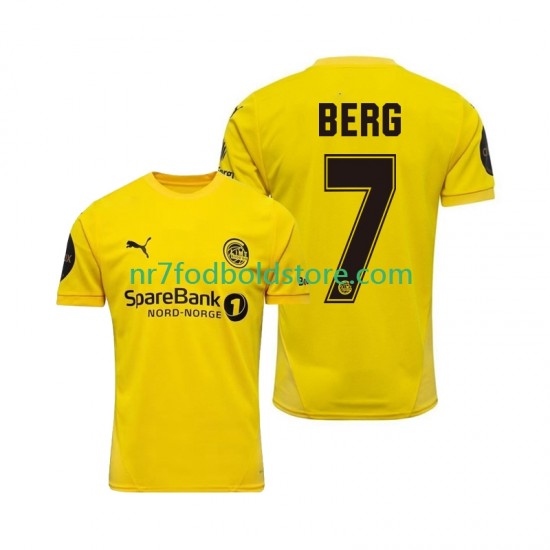 FK Bodø/Glimt Trøje Patrick Berg 7 Mænd Hjemmebane Fodboldsæt 2025 Kortærmet