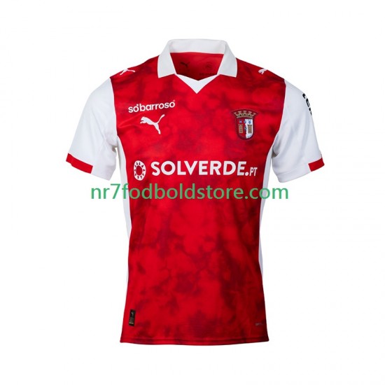 Trøje SC Braga Mænd Hjemmebane Fodboldsæt 2025-2026 Kortærmet