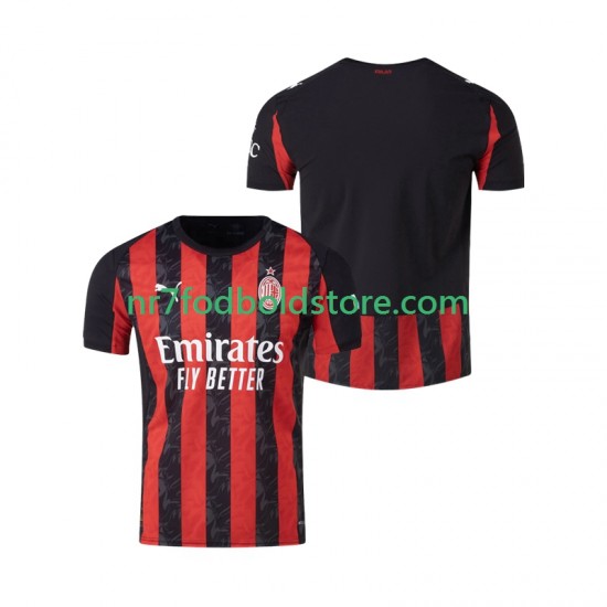 AC Milan Trøje Mænd Hjemmebane Fodboldsæt 2025-2026 Kortærmet
