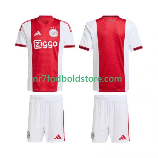 AFC Ajax Trøje Børn Hjemmebane Fodboldsæt 2025-2026 Kortærmet