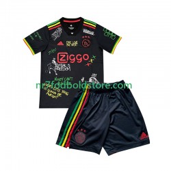 AFC Ajax Trøje Special Bob Marley Børn Hjemmebane Fodboldsæt 2025-2026 Kortærmet