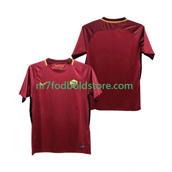AS Roma Trøje 2017-2018 Retro Mænd Hjemmebane Fodboldsæt Kortærmet