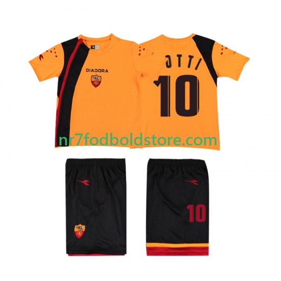 AS Roma Trøje TOTTI 10 2005- Retro Børn Hjemmebane Fodboldsæt 2006 Kortærmet