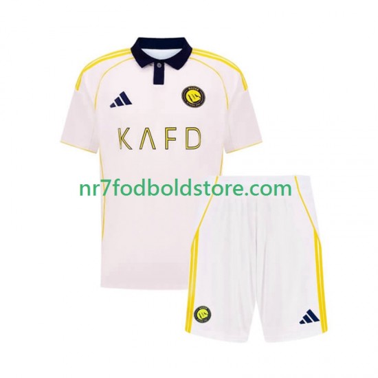 Trøje Al Nassr Børn 3. Valg Fodboldsæt 2025-2026 Kortærmet