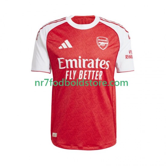 Arsenal Trøje Mænd Hjemmebane Fodboldsæt 2025-2026 Kortærmet