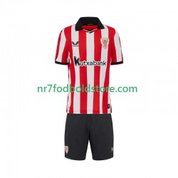 Athletic Bilbao Trøje Børn Hjemmebane Fodboldsæt 2025-2026 Kortærmet