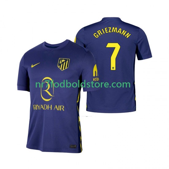Atlético Madrid Trøje Antoine Griezmann 7 Mænd Udebane Fodboldsæt 2025-2026 Kortærmet