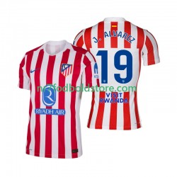 Atlético Madrid Trøje Julian Alvarez 19 Mænd Hjemmebane Fodboldsæt 2025-2026 Kortærmet