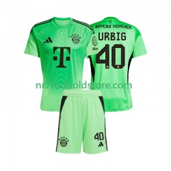 FC Bayern München Trøje Jonas Urbig 40 Målmand Børn Hjemmebane Fodboldsæt 2025-2026 Kortærmet