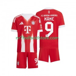 FC Bayern München Trøje Harry Kane 9 Børn Hjemmebane Fodboldsæt 2025-2026 Kortærmet