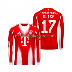 FC Bayern München Trøje Michael Olise 17 Mænd Hjemmebane Fodboldsæt 2025-2026 Langærmet