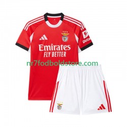 Benfica Trøje Børn Hjemmebane Fodboldsæt 2025-2026 Kortærmet