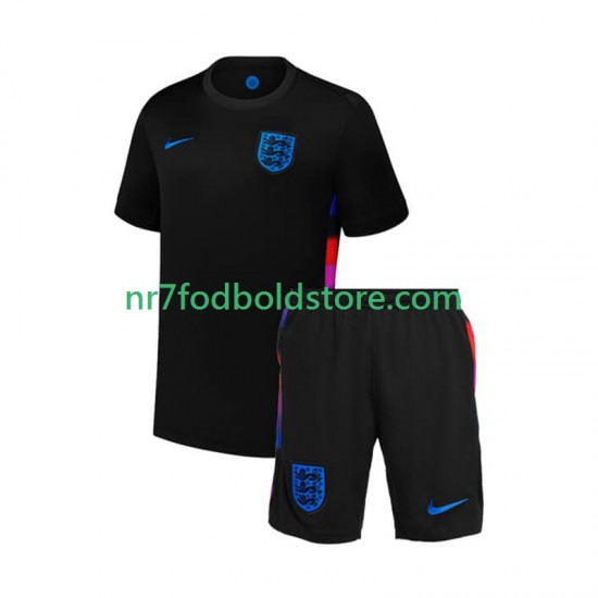 England Trøje Børn Udebane Fodboldsæt 2025 Kortærmet