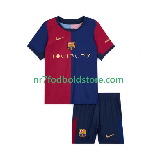 FC Barcelona Trøje Coldplay Børn Hjemmebane Fodboldsæt 2024-2025 Kortærmet