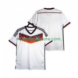 Tyskland Trøje World Cup 2014 Retro Mænd Hjemmebane Fodboldsæt Kortærmet
