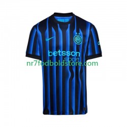 Inter Milan Trøje Mænd Hjemmebane Fodboldsæt 2025-2026 Kortærmet