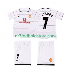 Manchester United Trøje Cristiano Ronaldo 7 2003 2005 Retro Børn Hjemmebane Fodboldsæt Kortærmet