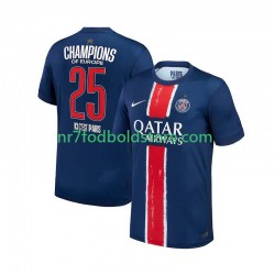 Paris Saint-Germain Trøje Champion Mænd Hjemmebane Fodboldsæt 2024-2025 Kortærmet