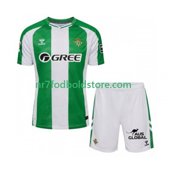 Real Betis Trøje Børn Hjemmebane Fodboldsæt 2025-2026 Kortærmet