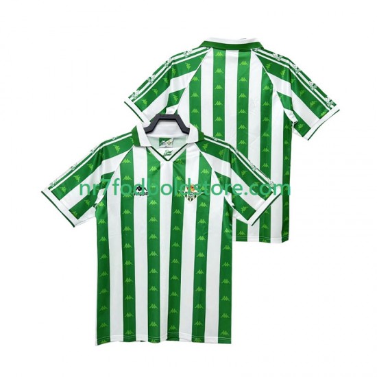 Real Betis Trøje 1995 1997 Retro Mænd Hjemmebane Fodboldsæt Kortærmet