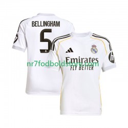 Real Madrid Trøje Jude Bellingham 5 Mænd Hjemmebane Fodboldsæt 2025-2026 Kortærmet