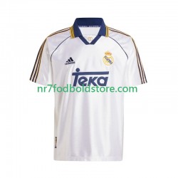 Real Madrid Trøje -2000 Retro Mænd Hjemmebane Fodboldsæt 1999 Kortærmet