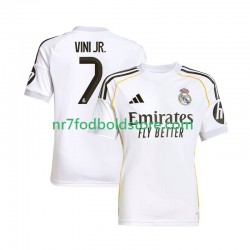 Real Madrid Trøje Vinicius Junior 7 Mænd Hjemmebane Fodboldsæt 2025-2026 Kortærmet