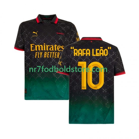 AC Milan Trøje RAFA LEAO 10 Mænd 4. Valg Fodboldsæt 2024-2025 Kortærmet