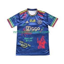 AFC Ajax Trøje Bob Marley Special Blue Mænd Hjemmebane Fodboldsæt 2025 Kortærmet