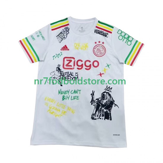 AFC Ajax Trøje Bob Marley Special Mænd Hjemmebane Fodboldsæt 2025 Kortærmet